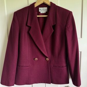 100% Pure Wool Oleg Cassini Blazer